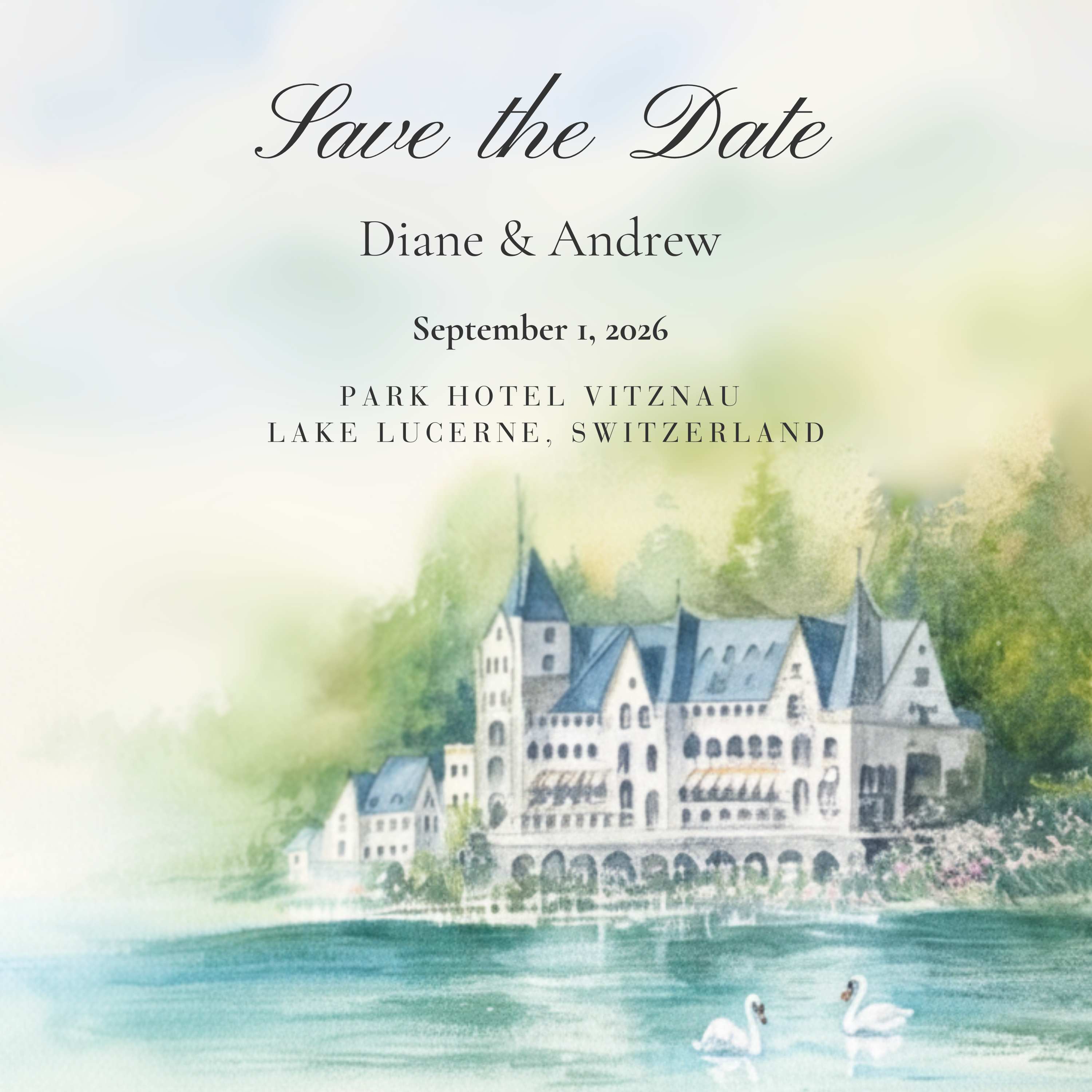 Save the Date - Diane & Andrew